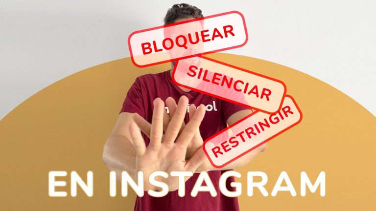 Bloquear o restringir en instagram